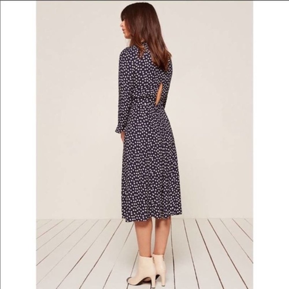 NWT REFORMATION | Floral Heidi - Blue Daisy Sz 4 - Picture 5 of 9